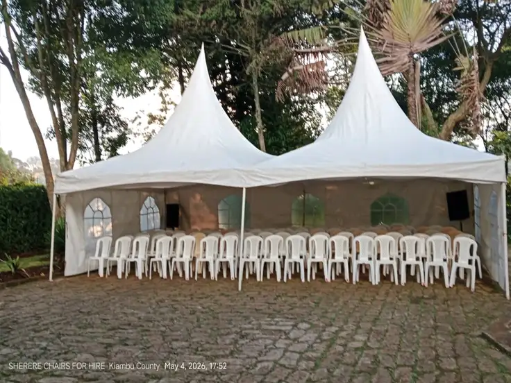 100 Seater Standard Event Setup — 100-Seater tier — setup in Nairobi | Sherehe Events